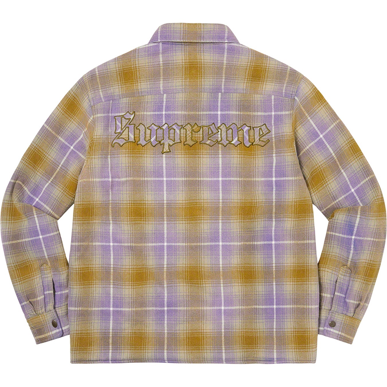 Shearling Lined Flannel Shirt view 14